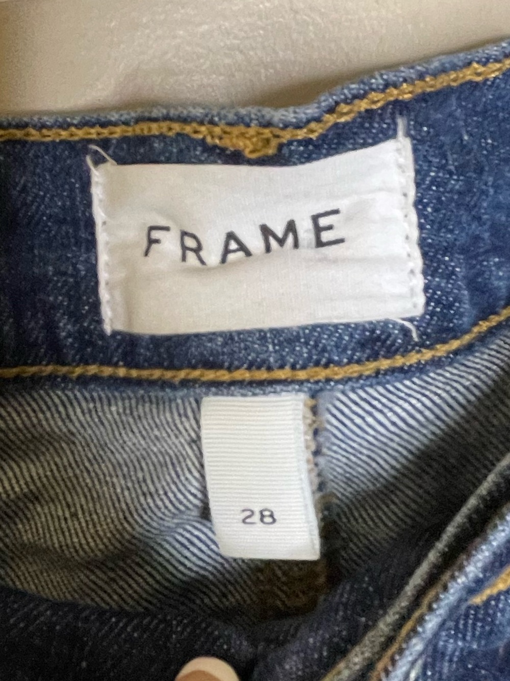 Frame Denim Le Slim Palazo Jean Sz 28 - Picture 4 of 6